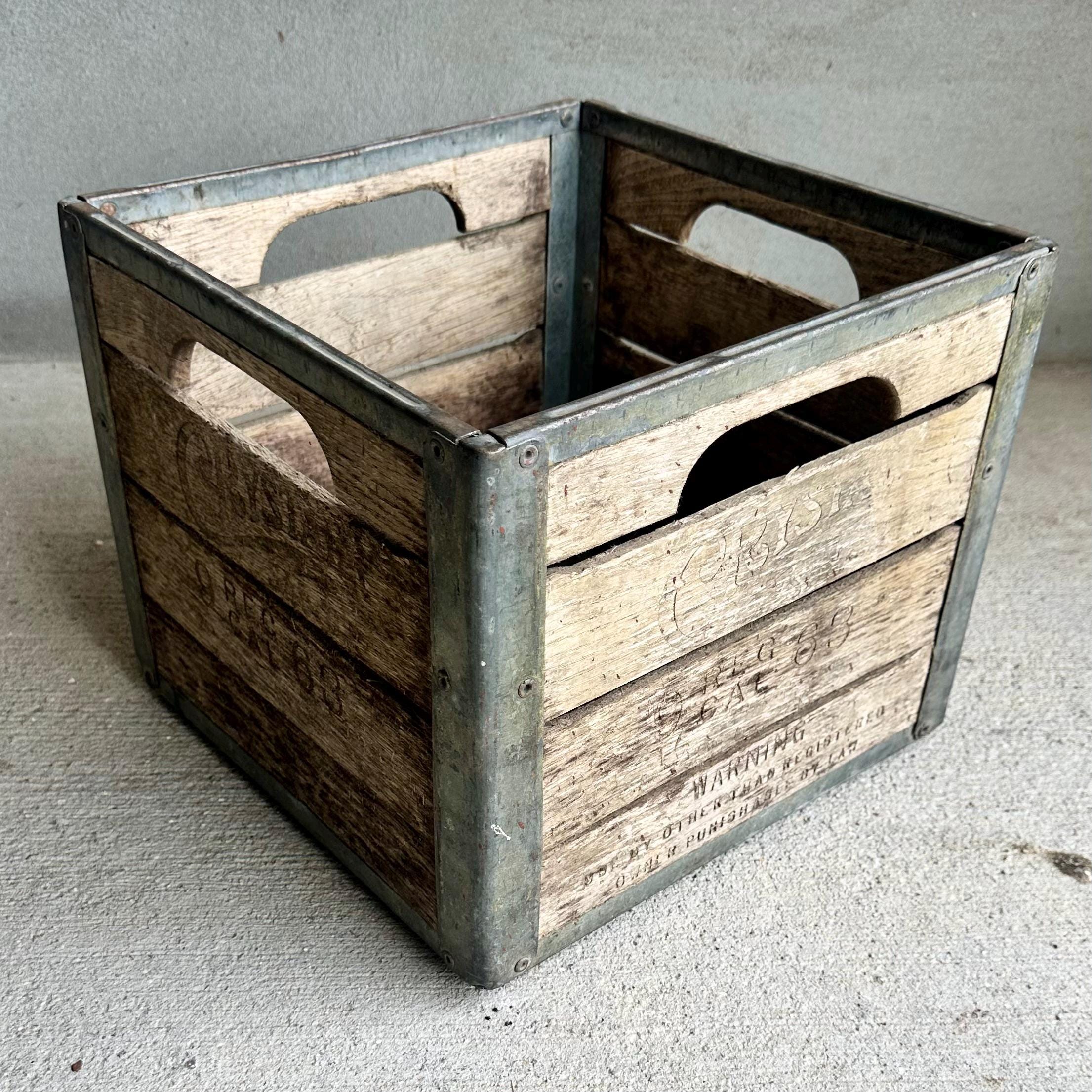 60s Milk Crate Box - Etsy
