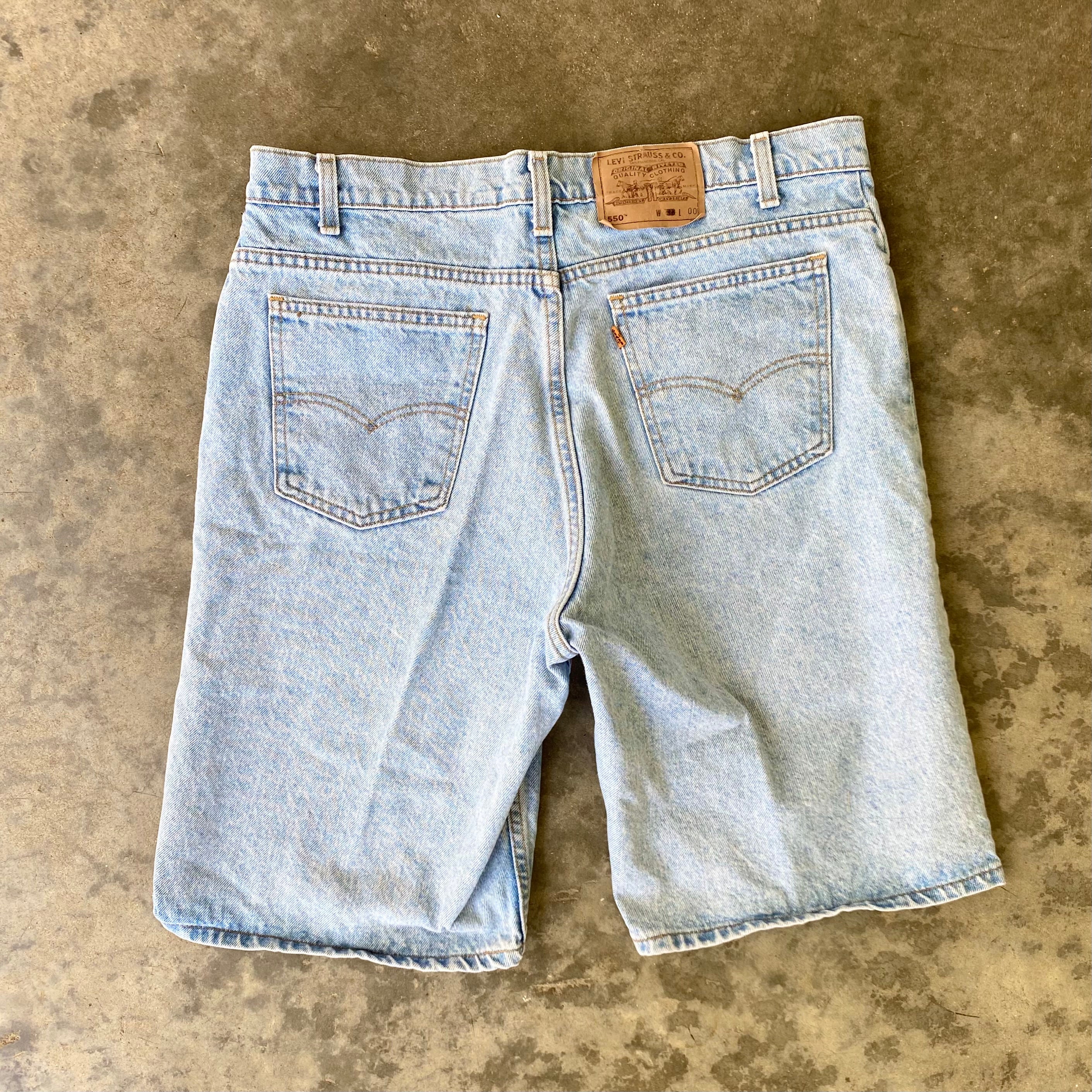 Vintage 36 Waist Levis 550 Jean Shorts - Etsy