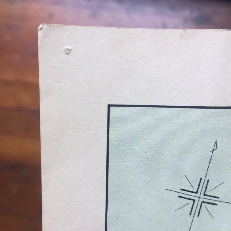 Vintage 1963 Double Sided Map of Japan