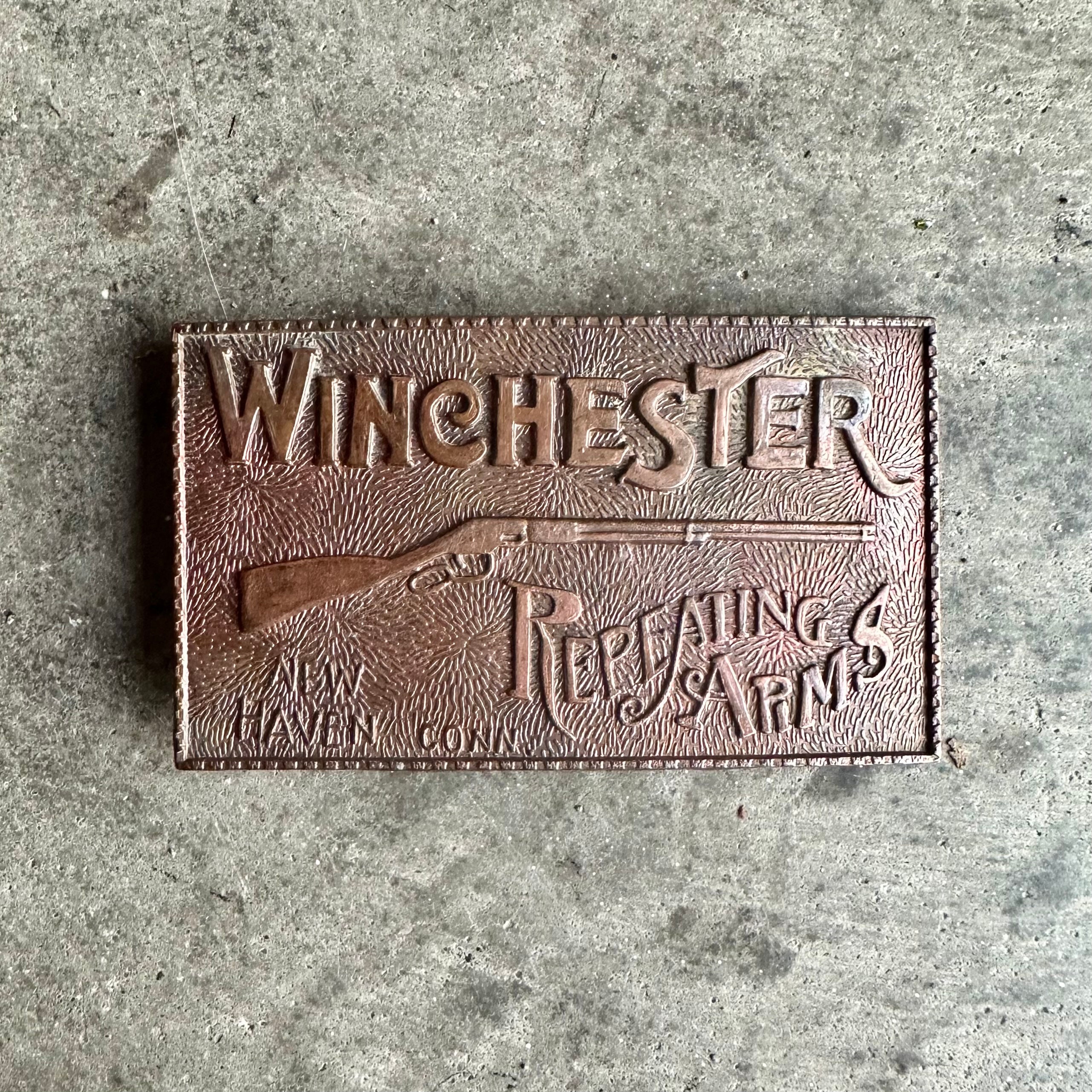 Winchester top belt buckle