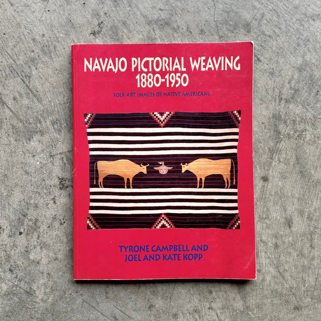 Vintage Book - Navajo Pictorial Weaving - 1991 - Etsy