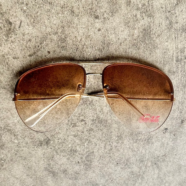 Vintage Coca Cola Aviator Sunglasses