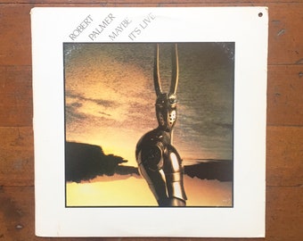 Robert Palmer Vinyl Record - Maybe It’s Live - 1982