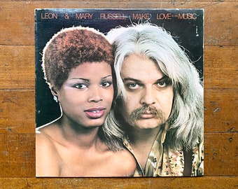 Leon & Mary Russell Vinyl Record - Make Love to the Music - 1977