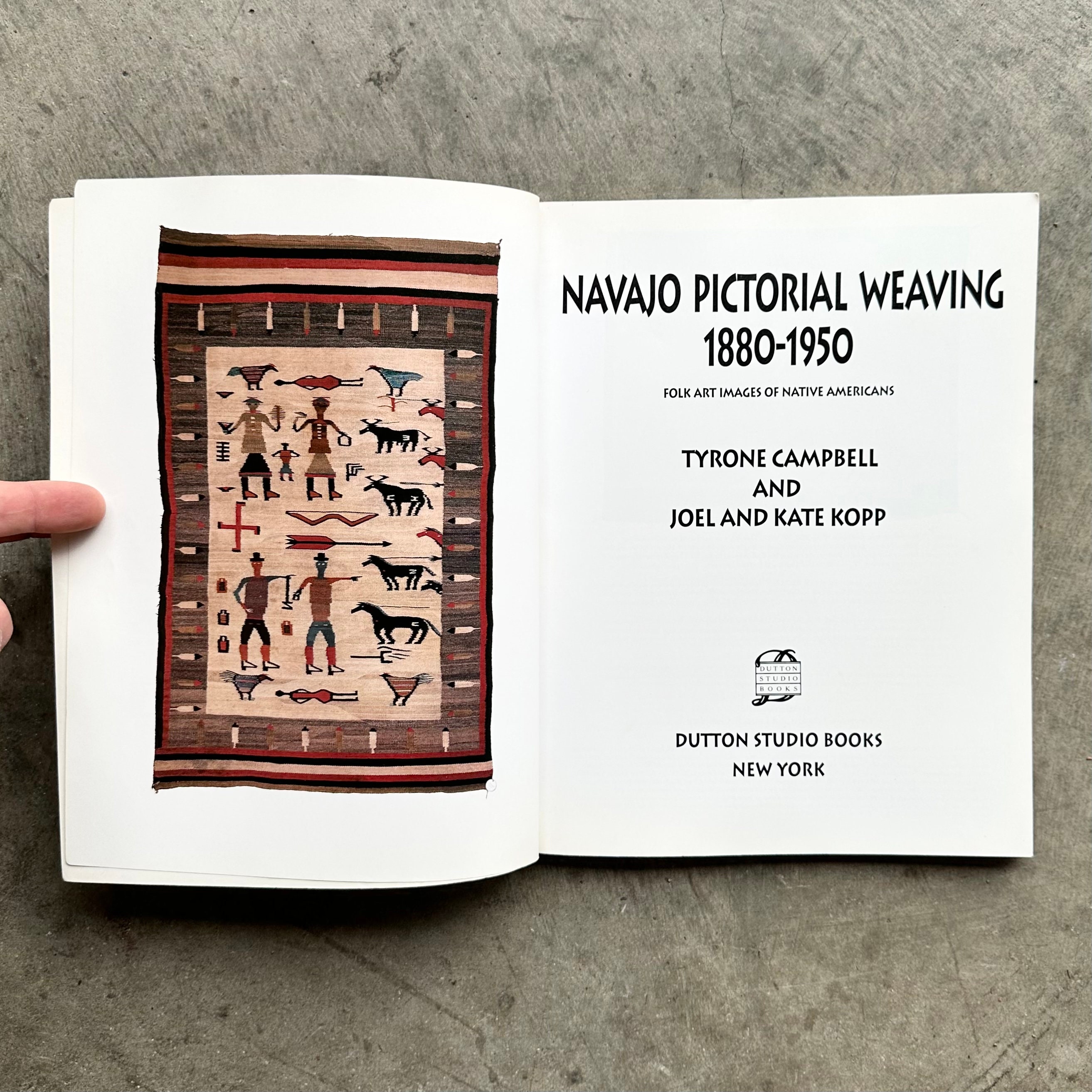 Vintage Book - Navajo Pictorial Weaving - 1991 - Etsy