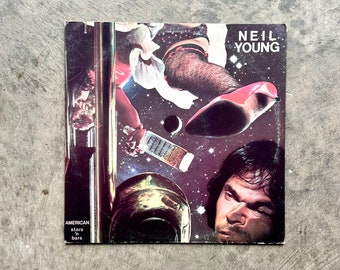 Neil Young Vinyl Record - American Stars n Bars - 1977