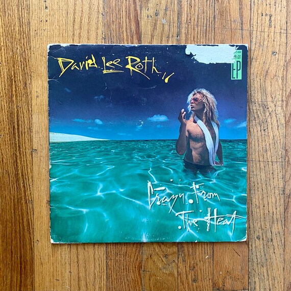 David Lee Roth Vinyl Record Crazy From the Heat 1985 - Etsy