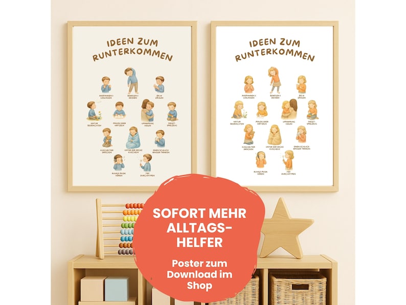 Familienregeln Karten zum Ausdrucken, Montessori & sanfte Erziehung, spielerisch Regeln lernen für Zuhause, Kita oder Schule, PDF and JPG image 11