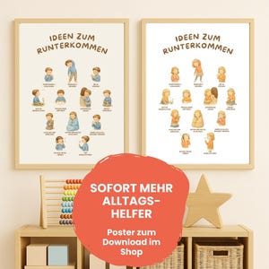 Hausregeln Familie zum Ausdrucken – Regelkarten Kindergarten & Grundschule, Familienregeln Deutsch mit Bildern, Montessori inspiriert, PDF imagen 11