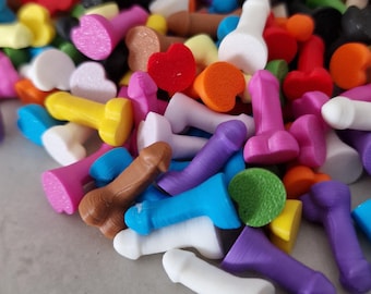 Mini penes de broma para esconder / penes a granel / bolsa de penes / Broma para amigos / Regalo divertido broma con amigos