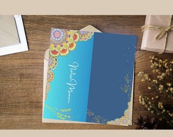 Regalo del día de la madre, idea de regalo personalizada, regalo para tía, regalo para mamá, mujer, gracias, mamá, tarjeta de fiesta, tarjeta de cumpleaños, tarjeta con mensaje