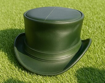 Left eye patent leather vinyl green hat Left Eye Patent Leather Vinyl Green Hat - Etsy main image 3