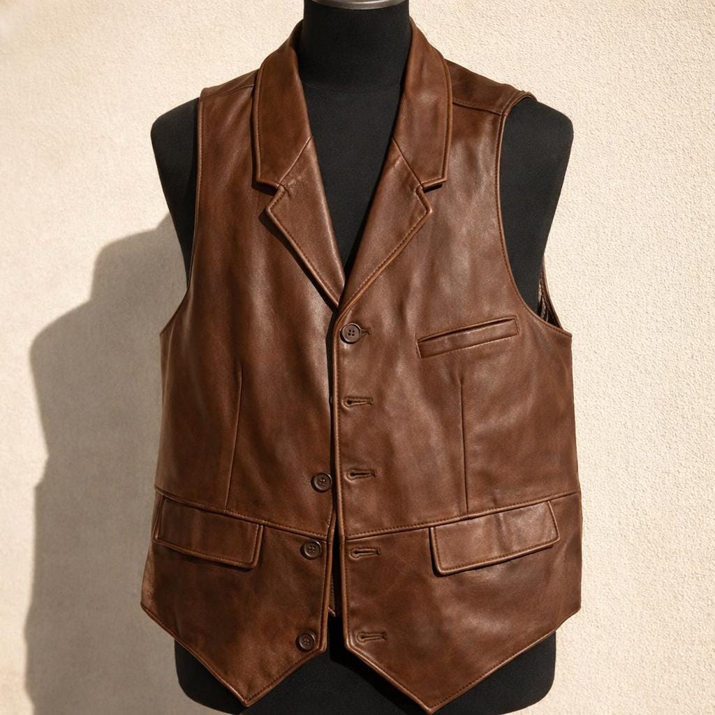 chinese dress ladies WABEOR Men's Vintage Faux Leather Vest Slim Fit Casual Single-Breasted  Cowboy Suit Vest Retro Western Waistcoat with Pockets at Amazon Men's  Clothing store main image 0