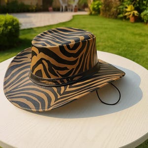 Zebra Trucker Hat - Etsy