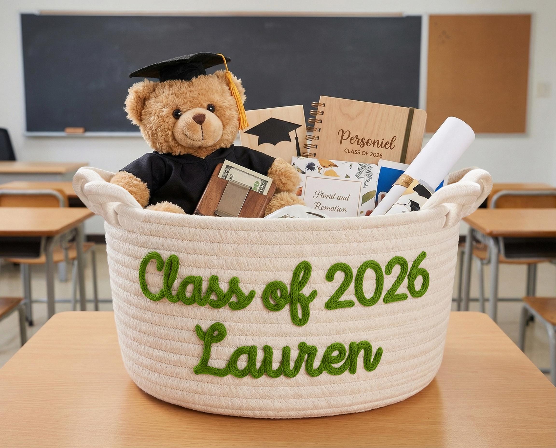 Personalized Graduation Gift Basket, Senior Class of 2026 Grad ...