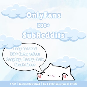 200+ Reddit Communities for Onlyfans Promotion | Fansly Promotion | Includes Couple Tips