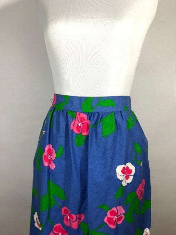 Blue Floral Malia Honolulu Skirt // Blue Floral H… - image 6