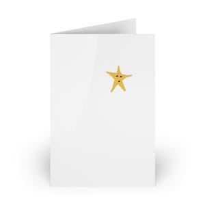 Cartes de voeux fantaisistes d'étoiles de mer - Parfaites pour les anniversaires, les remerciements, les mariages, les baby showers et plus encore