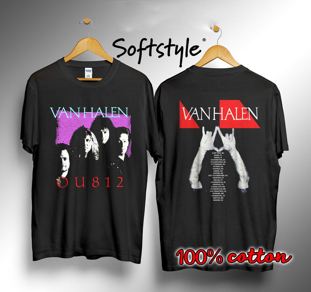 ヴァン・ヘイレン/ Van Halen/ OU812/ Tシャツ/ Lサイズ Vintage 1988 Van Halen Tee Shirt Size Large OU812 Double
