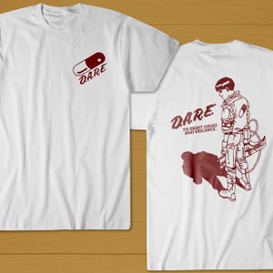 Akira Logo Shirt, Akira T-Shirt, Akira Tee, Akira Clothing, Akira Anime, Anime Tee, Anime Shirt, Front Back T-Shirt