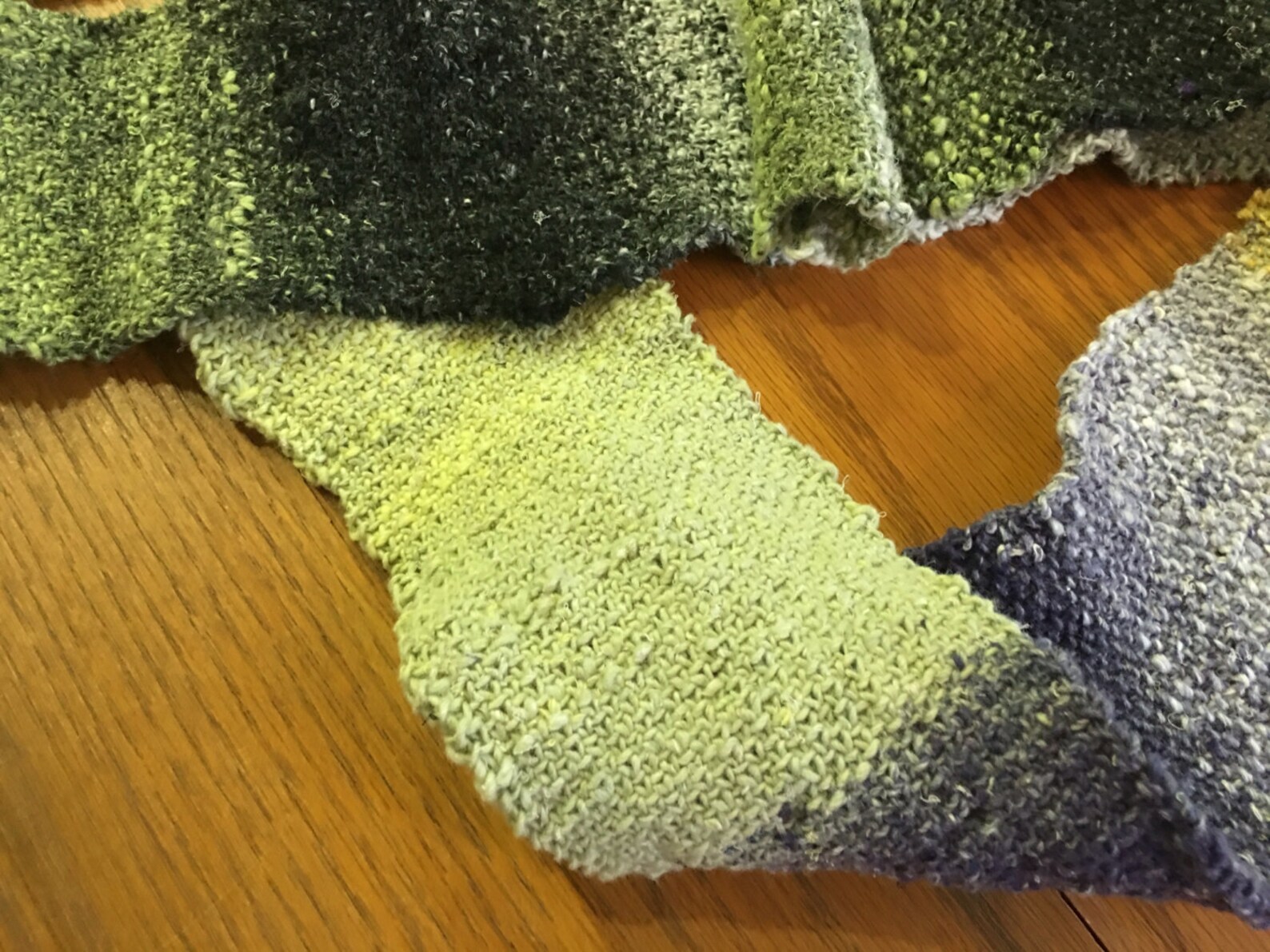 Multicolor Neck Wrap in Cotton Wool Nylon and Silk Blend. Etsy