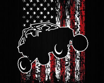 UTV SXS America Flag Png, Off Road Side By Side Png, Side By Side, Off Road Riding Mudding