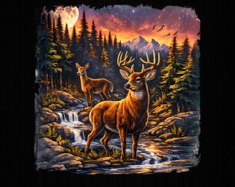 Vintage Hirsch Grafik Retro Png, lustige Hirsch Jagd, Jagd Jäger Papa Geschenk