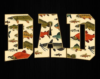 Fish Dad Bass Fishing Trendy Vintage Png, Fisherman Bass Fish Png, Funny Fishing Png,