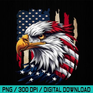 Amerikansk flagga vithövdad örn patriotisk örn 4 juli USA, örn med amerikansk flagga png, amerikansk flagga png, örn png