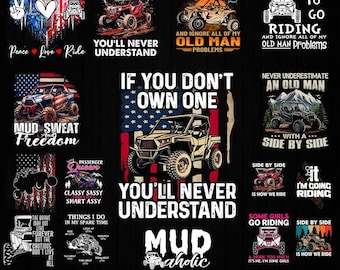 UTV Png 130+ Side By Side Designs Bundle, Side By Side 4th Of July, SXS, Off Road Side By Side Png