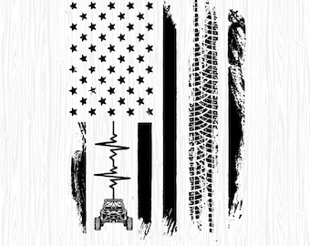Pacote de designs de bandeira americana para UTV Side By Side, Side By Side 4 de julho, SXS, Off Road Side By Side PNG