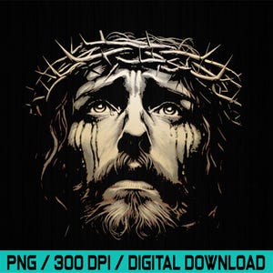 Jesus Christus Gesicht Mit Dornenkrone Gott Bibel Png, Jesus Dornenkrone Png, Jesus Kopf Png
