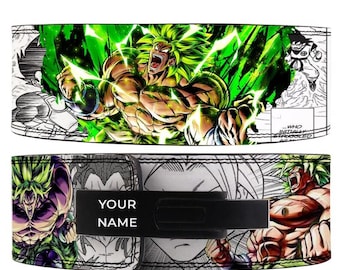 Dragon Ball Zee Belt \ Ultra Instinct Belt Powerlifting \ Custom lever belt Leather Weightlifting Belt Inspired Dragon Ball Z Anime Gym Belt