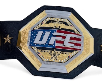 UFC Championship Belt Replica | Custom MMA Wrestling Title Belt | UFC World Champion Belt | Personalized Fight Night Trophy Gift