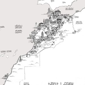 Carte architecturale du Maroc