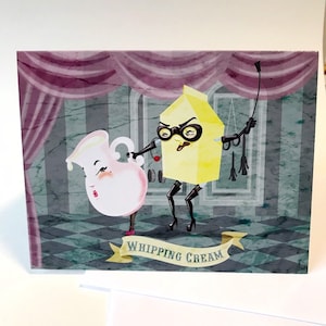 Whipping Cream Note Card