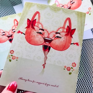 Support, carte de voeux