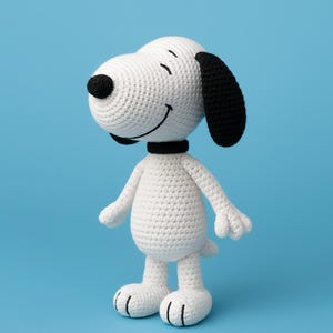 Snoopy Dog Amigurumi Crochet Pattern for Beginners, Knitting Character Crochet Pattern, Animal Lovey Easter Crochet Gifts English PDF