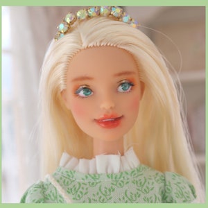Out of Slot Custom Barbie Doll, Mini Me Barbie, Portrait Doll