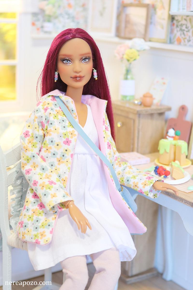 Ooak Barbie doll by Nerea Pozo (barbie extra body) Custom repaint doll