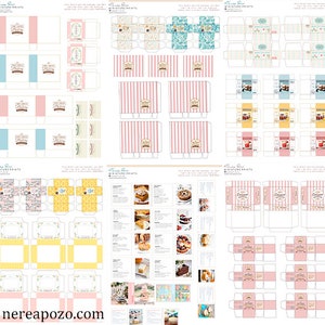 010-018 PRINTS (Bakery) to make your own Miniatures DIY by Nerea Pozo (digital copy)