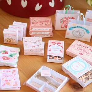 040-049 PRINTS VALENTINE Day to make your own Miniatures DIY by Nerea Pozo digital copy image 5