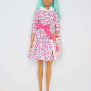 Ooak Barbie doll by Nerea Pozo fashionista Custom repaint doll image 7