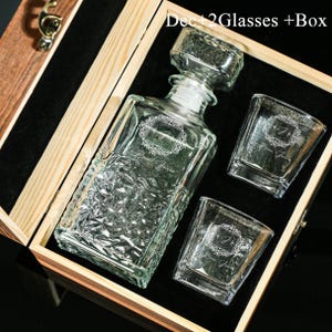 Personalized Glasses, Whiskey Decanter Set, Christmas Gift, Whiskey Stones, Bourbon Decanter Set, Whiskey Glasses, Fathers Gift, Gift fo Him