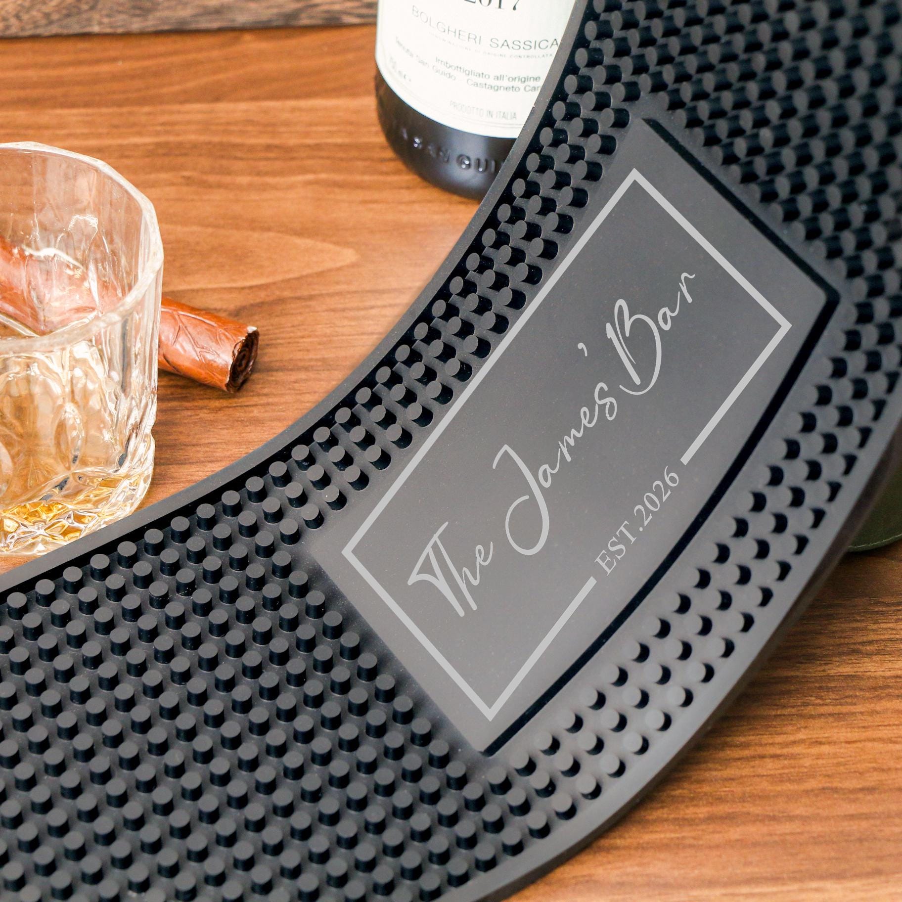 Vintage Rubber Bar Mat - Etsy