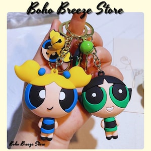Powerpuff Girls Keychain, Keyring, Toy, Gift