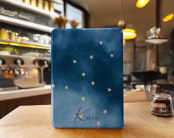 Etui „Kwitnące gwiazdy nieba” na Kindle Paperwhite 12"/11"/6,8"/10" z motywem gwiazd nieba, Kindle 10"/11" generacji, Kindle 2024 Colorsoft Cover, Kindle Clear Case