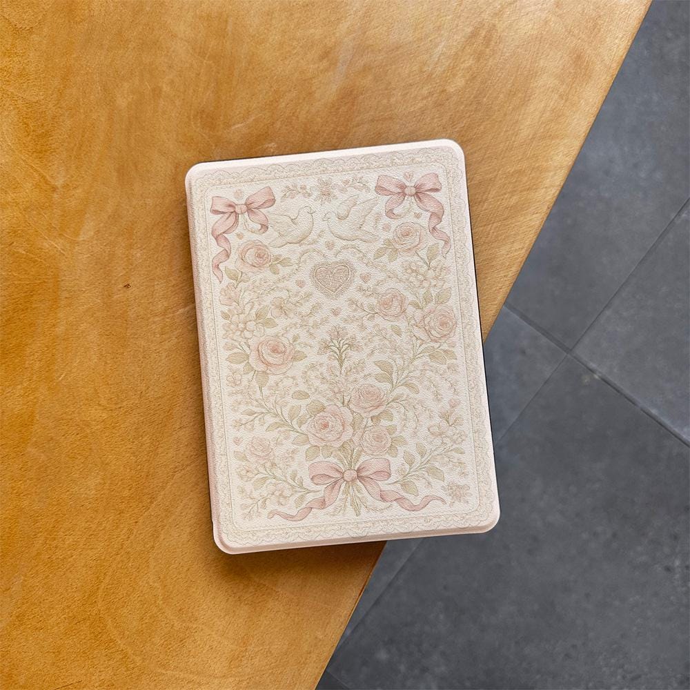 Bow Floral Kindle Case Paperwhite 12th 7"/11th 6.8"/10th 6", Kindle ...