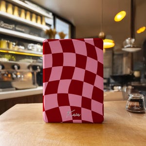 Rood geruit Kindle-hoesje Paperwhite 12e 7&quot;/11 6,8&quot;/10e 6&quot;, Kindle 10e 11e generatie, Kindle 2024 Colorsoft Cover, Kobo Clara-hoes met draagriem