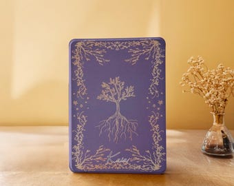 Tree Purple Kindle Case Paperwhite 12th 7"/11th 6.8"/10th 6", Kindle 10th 11th Gen, Kindle 2024 Colorsoft, Kobo Clara Case with Hand Strap